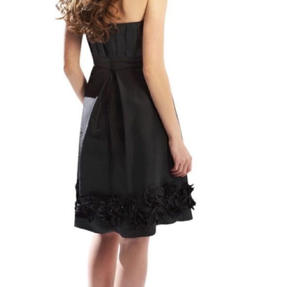 B2 Jasmine White Taffeta Strapless Bridesmaid Prom Dress Size 12 NWT - Picture 10 of 10